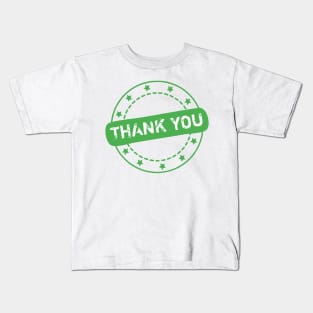 Thank you Stamp Icon Kids T-Shirt